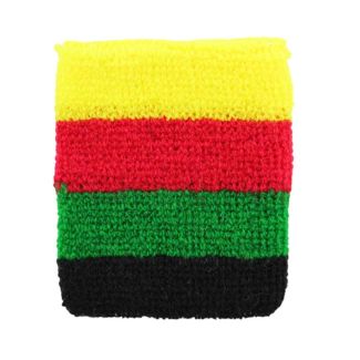 Rasta Wrist Sweatband In 4 Colours
