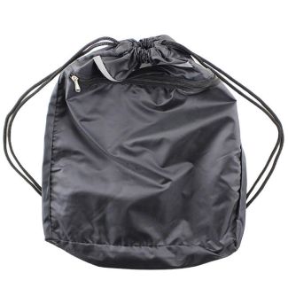 Wholesale Unisex Black Drawstring Bag 