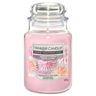 Yankee Sugared Blossom Scented Jar Candle - 538g