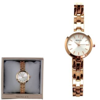 Wholesale Henley Ladies Bracelet Watch - Rose Gold