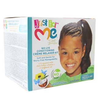 Wholesale Just For Me No-Lye Conditioning Crème Relaxer Kit - Regular 