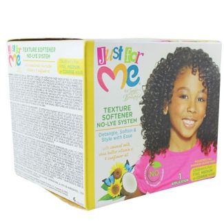 Wholesale Just For Me Texture Softener No-Lye System- For Fine, Medium & Coarse Hair