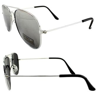 Wholesale Kids Aviator Silver Frame Sunglasses