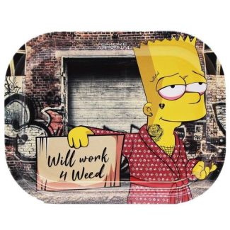 Wholesale SMK Arsenal Metal Rolling Tray 