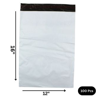 Wholesale White Seal Mailing Bags 12 x 16'' 
