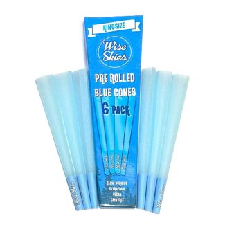 Wise Skies King Size Blue Cones 6pcs