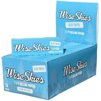 Wise Skies Medium 1¼ Green Rolling Papers - 50 Booklets