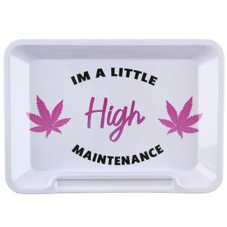 Wise Skies Small Tray "High Maintenance" - 20cm x 14.5cm 