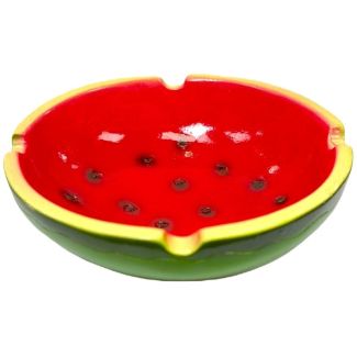 Wise Skies Watermelon Ashtray - Red/Green (10x11.5cm)