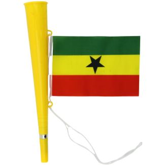 Woofer Horn With Ghana Flag & String (36cm)