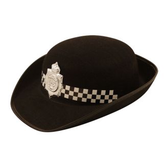 WPC Policewoman Black Felt Hat (Adult)