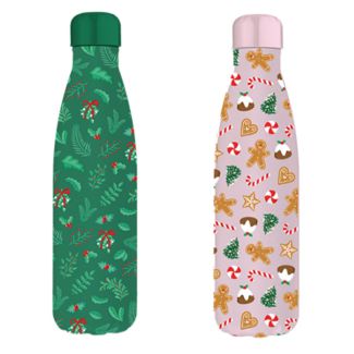 Wholesale Festive Double Wall Water Bottle 500ml