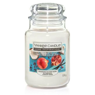 Yankee Pomegranate Coconut Scented Jar Candle - 538g