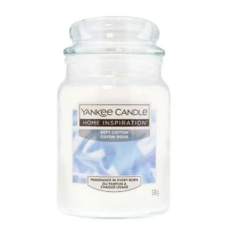 Yankee Soft Cotton Scented Jar Candle - 538g