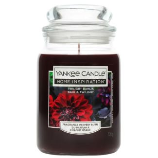 Yankee Twilight Dahlia Scented Jar Candle - 538g