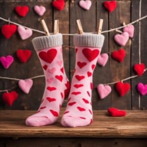 Buy Wholesale Valentines Day Socks at Apollo Wholesale
