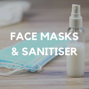Face Covering & Sanitiser