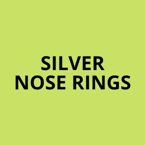Silver Nose Rings