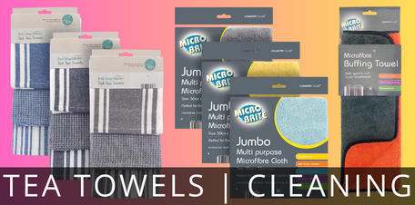 Buy Kitchen Tea Towels and Cleaning Cloths at Wholesale prices
